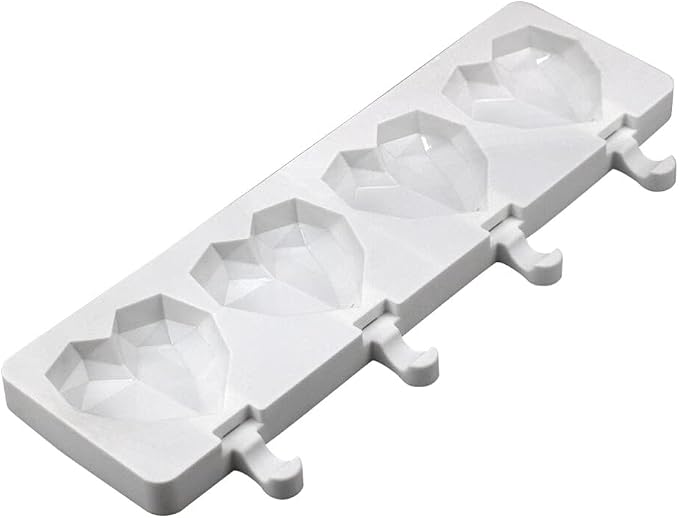 Popsicles Molds, Cake Pop Mold 4 Cavities Ice Pop Cakesicle Molds Silicone Ice Cream Mold, Silicone Popsicle Molds, Ice Pop Mold, Silicone Popsicles Molds for Kids, Reusable Popsicle Maker