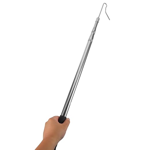 TOYANDONA Chicken Catcher Leg Trap Hook Pole Retractable Poultry Catching Tool Coop Accessories for Catch Chickens Ducks Geese Turkeys