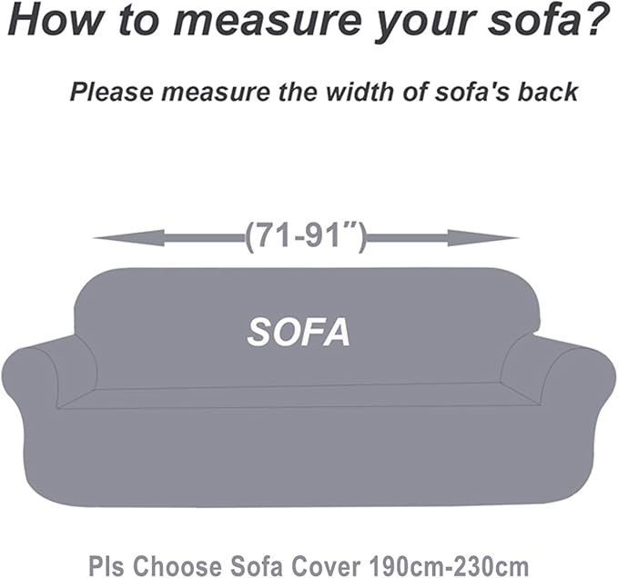 Mybedsoul Christmas Printed Sofa Cover Santa Claus Elastic Couch Cover Machine Washable Christmas Theme Red Sofa Slipcover for Living Room(3 Seater)