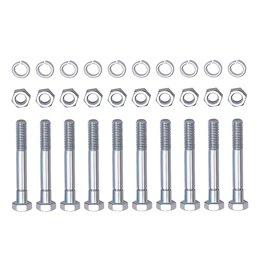 (10Pcs) 70060-01337 Shear Bolts 5/16" x 2-1/2" Compatible with Snowblower B2781