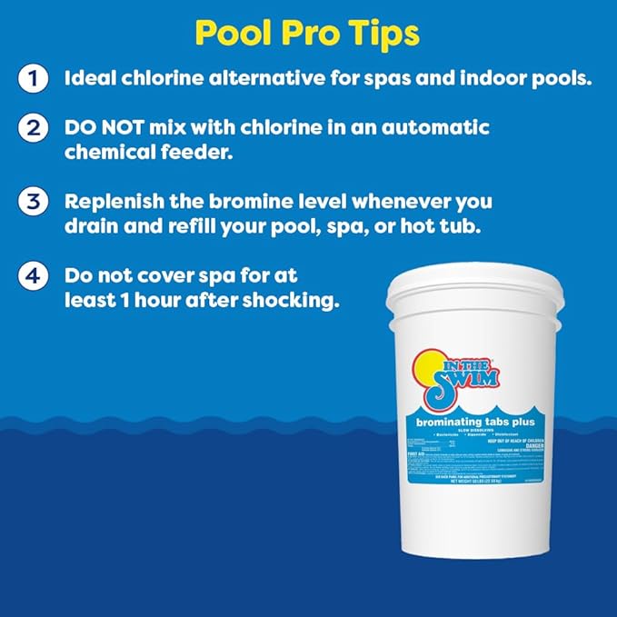 In The Swim Bromine Plus and Alkalinity Increaser - 25 Pounds of Bromine - 25 Pounds of Alkalinity Increaser