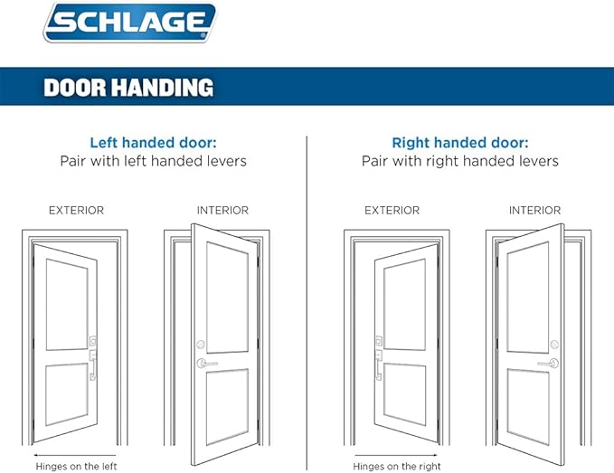 SCHLAGE Connect Camelot Touchscreen Deadbolt with Built-In Alarm and Handleset Grip with Accent Lever, Satin Nickel, FE469NX ACC 619 CAM LH, Works with Alexa