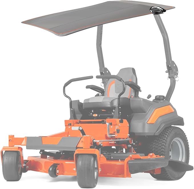596542901 Heavy Duty Sun Canopy ZTR Sun Shade for Husqvarna Zero Turn Mowers with ROPS Bars Riding Mower Accessories