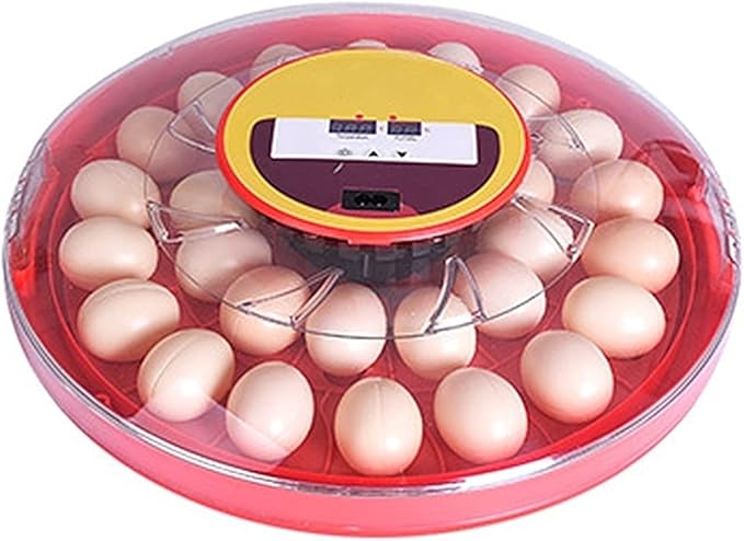 30 Egg Incubator Automatic Turning Digital Poultry Brooder Temperature Control LED Screen for Chickens Ducks Goose Birds