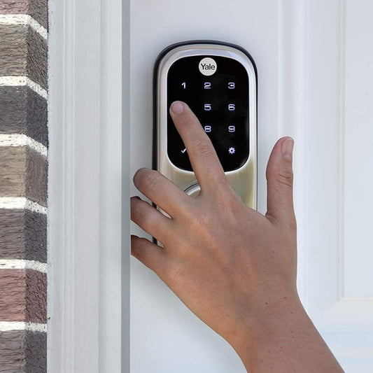 Yale Assure Deadbolt Lock with Touchscreen, Satin Nickel Digital Non-Connected Entry Door Lock with Electronic Keypad and Back-Up Key, YRD226NR619