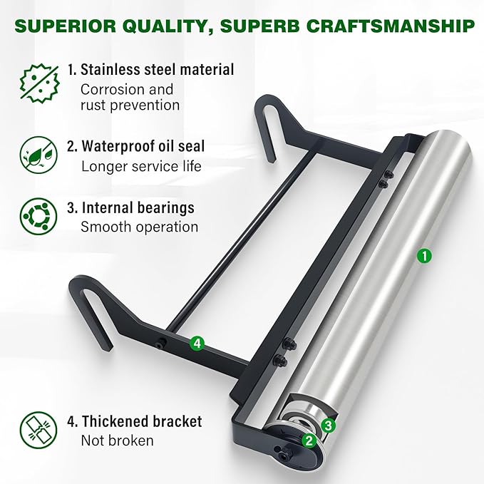 21inch Mower Striping Stainless Steel Kit Easy Install for EGO 21inch Walk Behind Mowers Instantly Upgrade Your Lawn to Professional Looking Stripes 