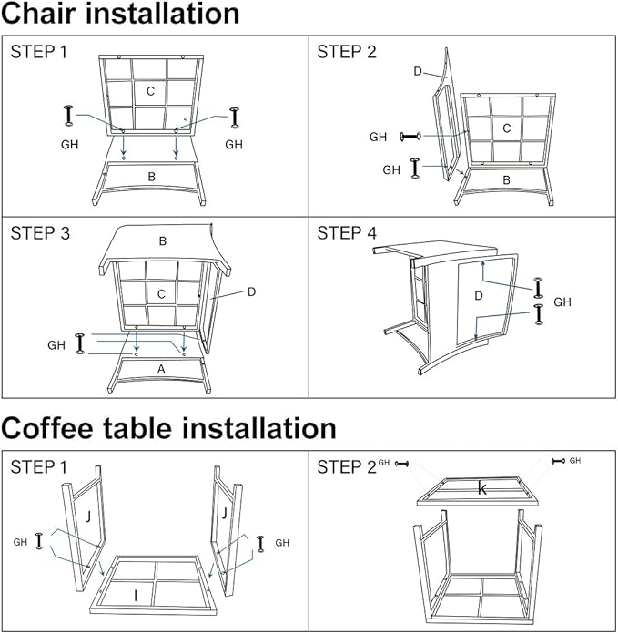 Pamapic 5 Pieces Wicker Patio Furniture Set Outdoor Patio Chairs with Ottomans Conversation Furniture with coffetable for Poorside Garden Balcony(Purple Cushion + Grey Ratten)…