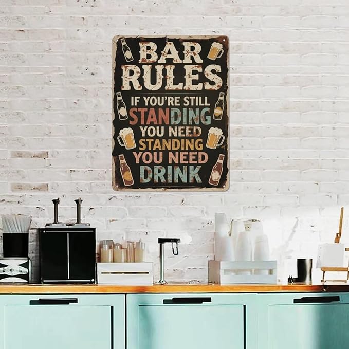 Vintage Metal Sign Grow What You Love, Love What You Grow. Tin Sign Decor Retro Wall Decor For Home Coffee Bar Funny Aluminum Sign 16x12 inch