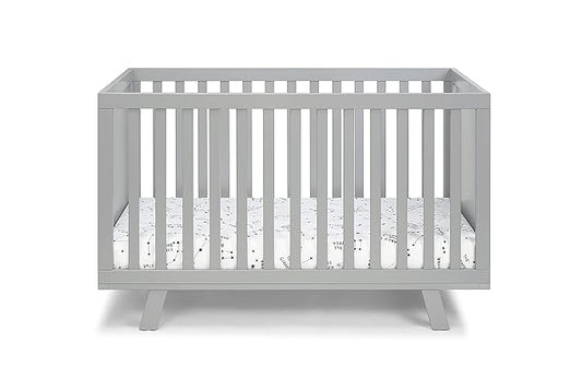 Suite Bebe Livia Convertible Crib in Gray & Gray