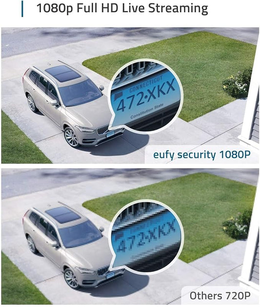 eufy Security, eufyCam 2C 3-Cam Kit with Solar Panel 2W, Security Camera Wireless Outdoor, Home Security System, HomeKit Compatibility, 1080p HD, IP67, Night Vision, Motion Only Alert, No Monthly Fee
