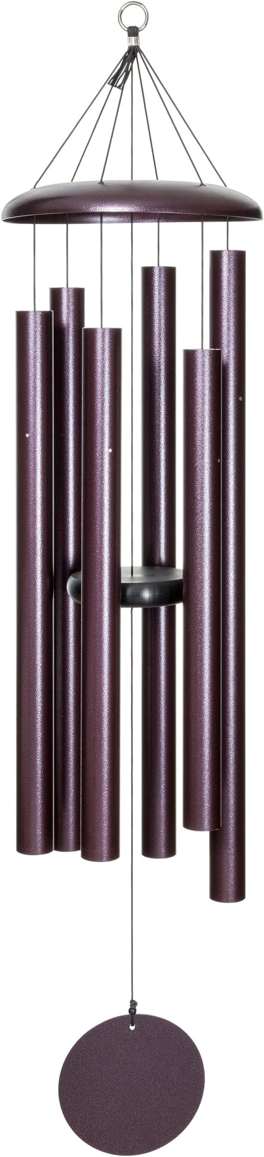 Corinthian Bells by Wind River - 50 inch Plum Wind Chime for Patio, Backyard, Garden, and Outdoor Decor (Aluminum Chime) Made in The USA