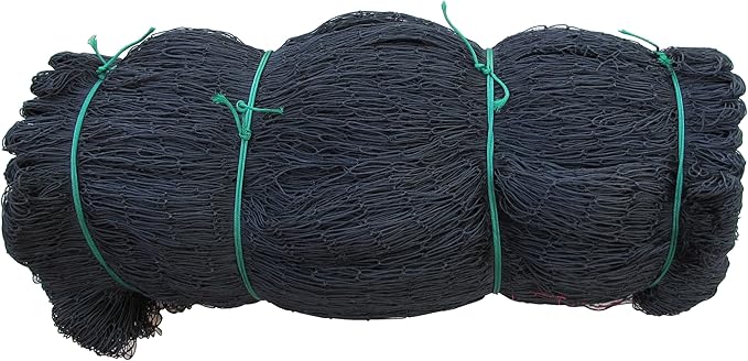 Poultry Netting 1" or 2" Mesh Heavy Knotted Nets Aviary Gamefowl Quail Chicken Bird Block Net Long Lasting Break/Burst 85/245 lb Polyethylene 8-10 Year Lifespan (25' X 100', 1)