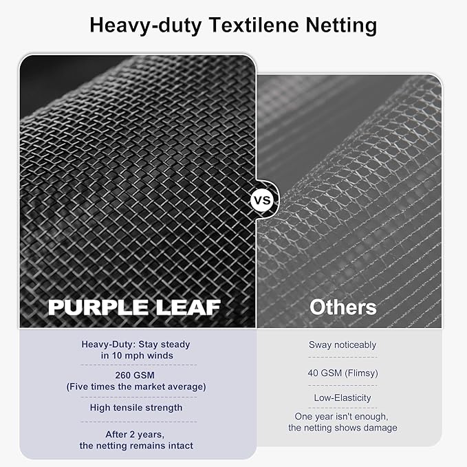 PURPLE LEAF 12' X 20' Hardtop Gazebo Pavilion for Outdoor with Netting and Curtains Deck Backyard Heavy Duty Sunshade Large Metal Patio Permanent Canopy