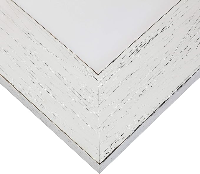 Craig Frames Jasper Wide Picture Frame, 4 x 6 Inch, Country Marshmallow White