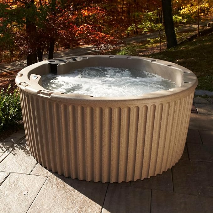 Outback Hot Tub, Fits 6 People, Standard Outlet Compatible, 20 Massage Jets, Cover Included, Made in USA, Aqualife by Strong Spas