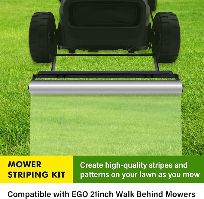 21inch Mower Striping Stainless Steel Kit Easy Install for EGO 21inch Walk Behind Mowers Instantly Upgrade Your Lawn to Professional Looking Stripes 