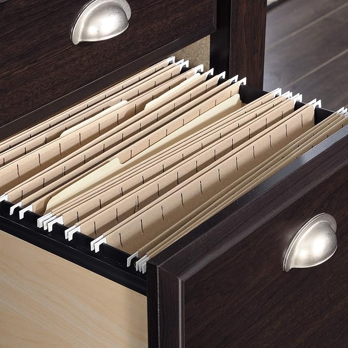 Sauder Shoal Creek Desk, Jamocha Wood finish
