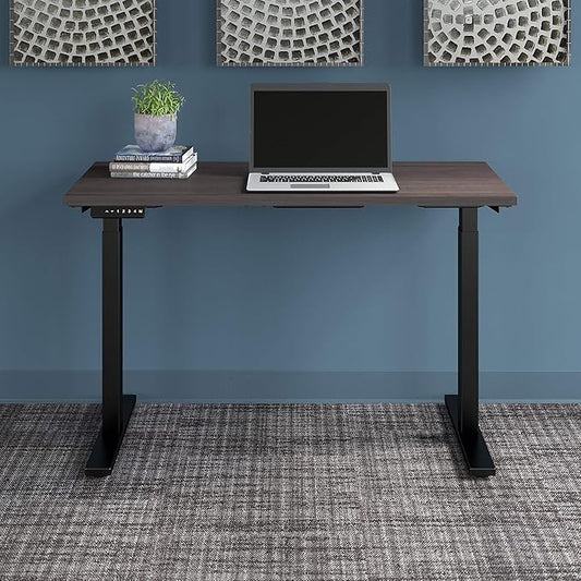 Bush Business Furniture Move 60 Electric Ergonomic Sit-Stand Computer Table for Home and Professional Office, 48W x 24D, Storm Gray