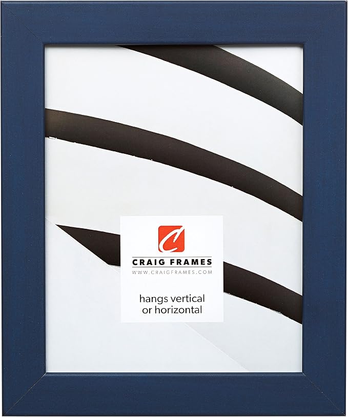 Craig Frames 18x36 Blue Picture Frame, Wall Decor for Art and Photos | A lightweight, shatter resistant acrylic front, made in the USA for a gallery display