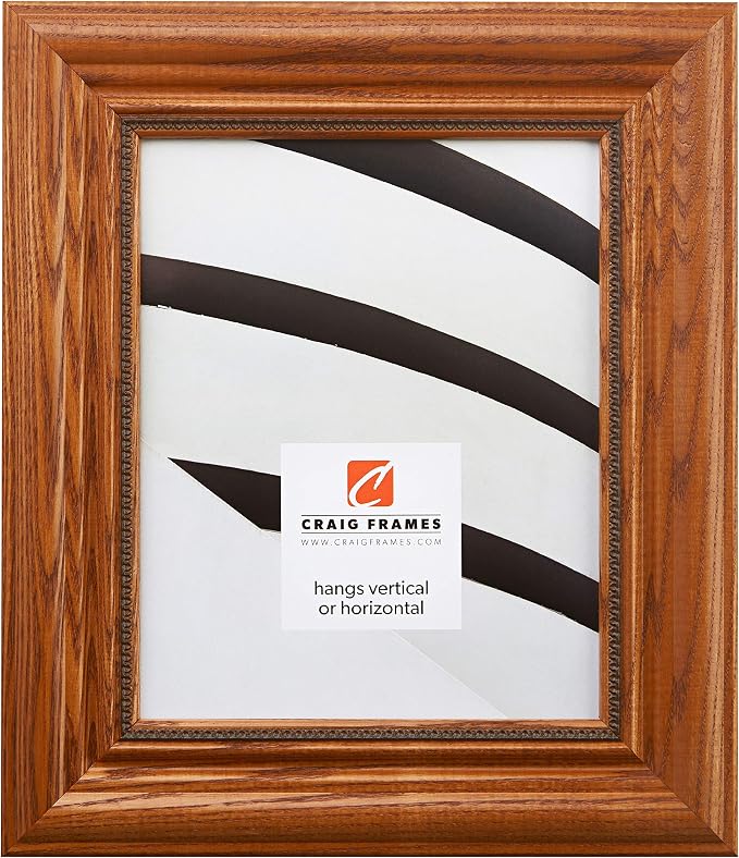 Craig Frames 15177483250 16 by 24-Inch Picture Frame, Solid Wood, 2.25-Inch Wide, Honey Oak