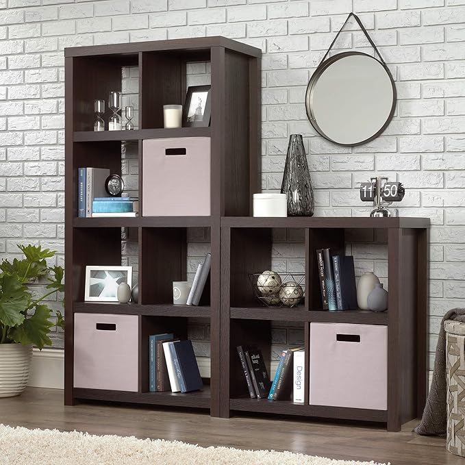 Sauder HomePlus 4-Cube Bookcase, Dakota Oak finish