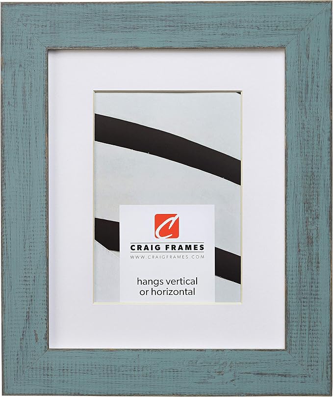 Craig Frames Jasper, 24 x 24 Inch Country Dixie Grey Picture Frame Matted to Display a 20 x 20 Inch Photo