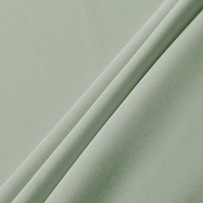 sancua Rectangle Tablecloth - 60 x 102 Inch - Stain and Wrinkle Resistant Washable Polyester Table Cloth, Decorative Fabric Table Cover for Dining Tables, Buffet Parties and Camping, Sage Green