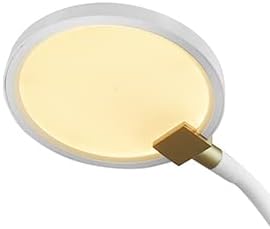 7W Flexible Gooseneck LED Desk lamp Touch 3 Steps Dimmable LED Clip on Light Reading lamp Warm White 3000K 3 Brightness Book Lights Eye Caring Clamp lamp