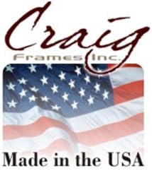 Craig Frames 12x16 Brown Picture Frame, Wood Wall Decor for Art and Photos | Ready to hang with a protective glass front, made in the USA for a gallery display