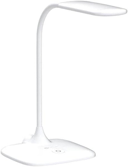 OttLite LED Soft Touch Desk Lamp - 3 Brightness Settings with Energy Efficient Natural Daylight LEDs - Adjustable Flexible Neck & Touch Controls for Tabletops, Home Office, Computer Desk, & Dorms