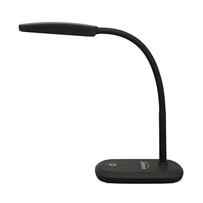 Set of 2 New Sunbeam Flexible Neck LED Desk Lamp Adjustable Light, Eye-caring Dimmable Office Lamp, Save $85/ year, Energy efficient lamp, Energy Star Certified, Black