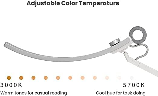 BenQ e-Reading LED Desk Lamp Designed for Monitor Suitable for Designers, Engineers, Architects, Studying, Gaming (Ergonomic, Dimmable, Warm/Cool White) - Matte Blue