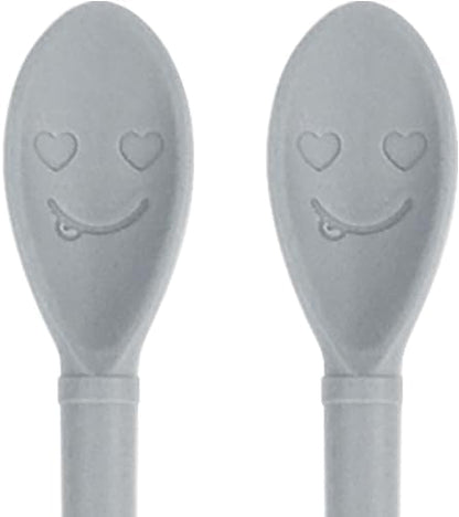 Carrotez Silicone Cooking Chopsticks, Long (12 inch) Reusable Chopsticks for Cooking, Heat Resistant, Non-Scratch, Gentle on Cookware, 1 pair - Cloud Grey