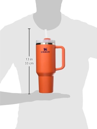 STANLEY Quencher H2.0 Flow State Tumbler, 40 oz, Tigerlily Plum | Handle and Straw | 3-Position Lid | Cup Holder Compatible for Travel | Insulated Stainless Steel Cup | BPA-Free