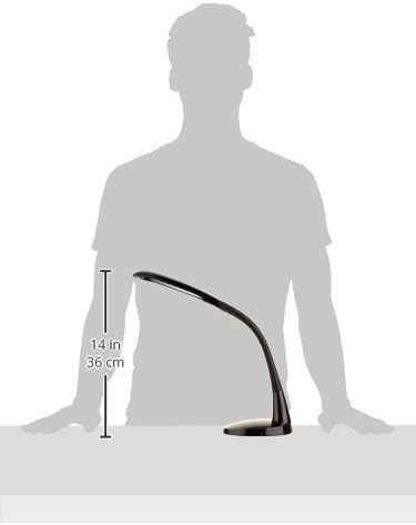 Stella Original Premium 10W LED Desk Task Lamp - Black - Adjustable Dimmable Low Vision Natural Table Light - Bright Macular Degeneration Aid Lighting-Hobby, Crafting, Sewing, Artist, Reading, Office
