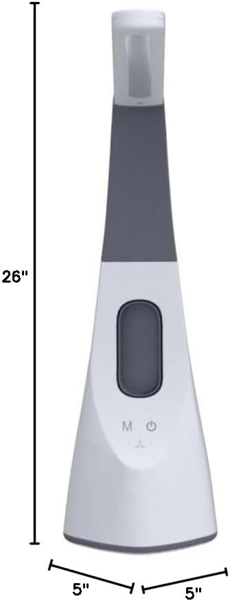 Artiva USA Oxford Adjustable LED Desk lamp with Bladeless Fan & USB Charger