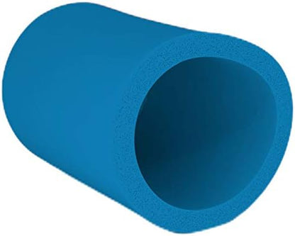 Blank Thick Foam Old School Can Cooler (6 Pack, Neon Blue)