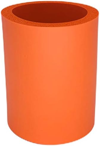 Blank Thick Foam Old School Can Cooler (12 Pack, Orange)