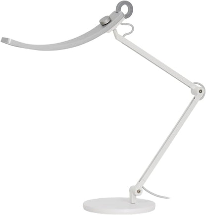 BenQ WiT e-Reading Desk Lamp | Eye-caring for Home Office, Reading, Study, Craft | Ultrawide, Bright, Dimmable with 13 Colour Modes | Adjustable Arm | Matte Silver