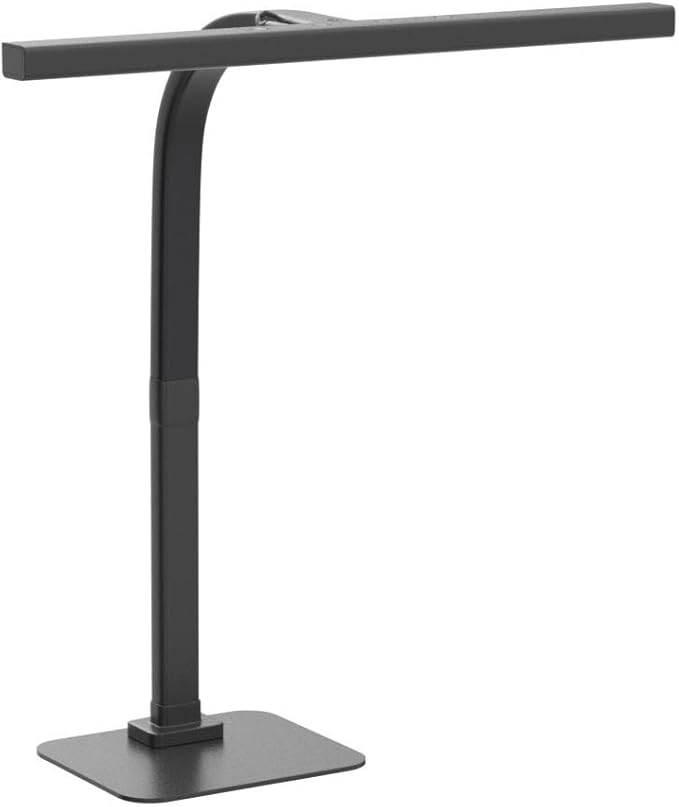 EppieBasic Led Desk Lamp, Architect Desk Lamps for Home Office, 12W Dimmable & 6 Color Modes Extra Bright Modern Table lamp with Base, Auto Dimming Overhead Desk Lighting for Workbench Monitor