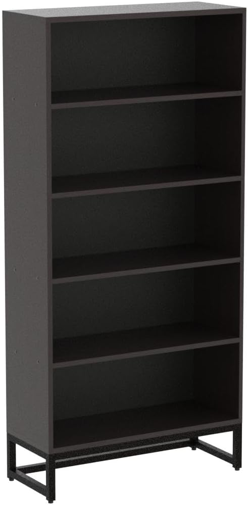 Tribesigns Tall Bookcase and Bookshelf, 70.8” Large Bookcases Organizer with 5-Tier Storage Shelves, Heavy Duty Free-Standing Library Bookshelf Shelving Unit for Living Room, Bedroom (Sandalwood)