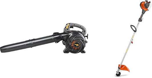 Poulan Pro 25-cc 450-CFM 230-MPH Gas Leaf Blower and Husqvarna 28-cc 17-inch Gas String Trimmer Bundle