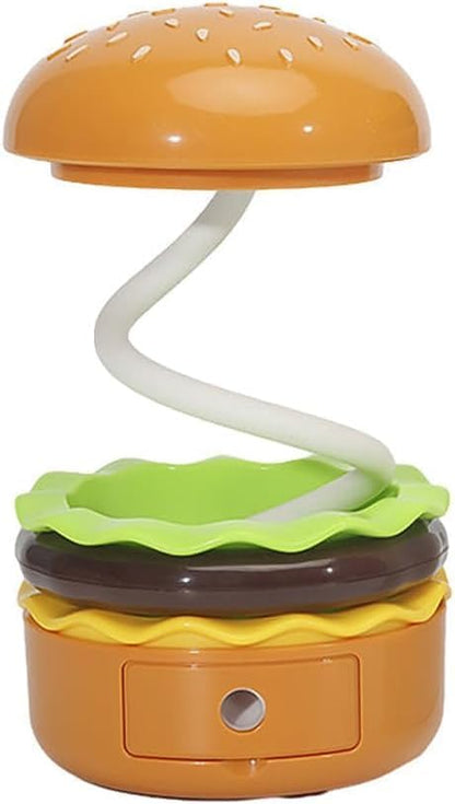 Cute Desk Lamp,Table lamp,Night Lights,Hamburger Small Night lamp,Desk Accessories, Room Decor for Boys Girls Gifts, Yellow, SY-KD300