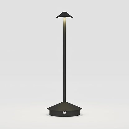Rechargeable Table Lamp,Cordless Table Lamp,Touch Dimmable Wireless Lamp in Aluminium,5000mAh Battery Desk Lamp for Home/Restaurant/Outside Dining/Dinner/Patio(Black)