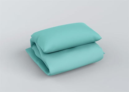 3 Piece Solid Color All Season Bedding Comforter Set Microfiber Soft Lightweight Bedding Set for Kids Teens Adults Room Decor with 1 Comforter and 2 Pillowcases Twin