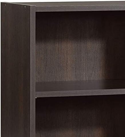 Sauder Beginnings 3 Bookcase/Book shelf, L: 24.57" x W: 11.50" x H: 35.28", Cinnamon Cherry finish