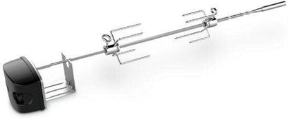 Weber Grill Rotisserie Kit for Spirit 200/300/500/700, Genesis Silver/Gold/Plat/1000-5500 - Great for Slow Roasting Chicken, Lamb, Ribs, or Turkey on your Weber Grill; Includes Spit, Forks, and Motor