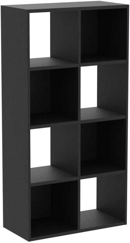 Signature Design by Ashley Langdrew 8 Cube Storage Organizer or Bookcase, Black