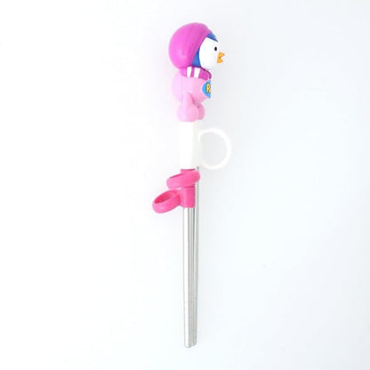 Petty Training Chopsticks for Right-hand Children Kids Stainless Steel, Edison Friends Chopsticks, Made in Korea