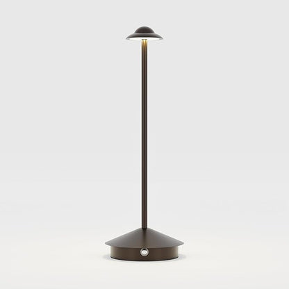 Rechargeable Table Lamp,Cordless Table Lamp,Touch Dimmable Wireless Lamp in Aluminium,5000mAh Battery Desk Lamp for Home/Restaurant/Outside Dining/Dinner/Patio(Brown)